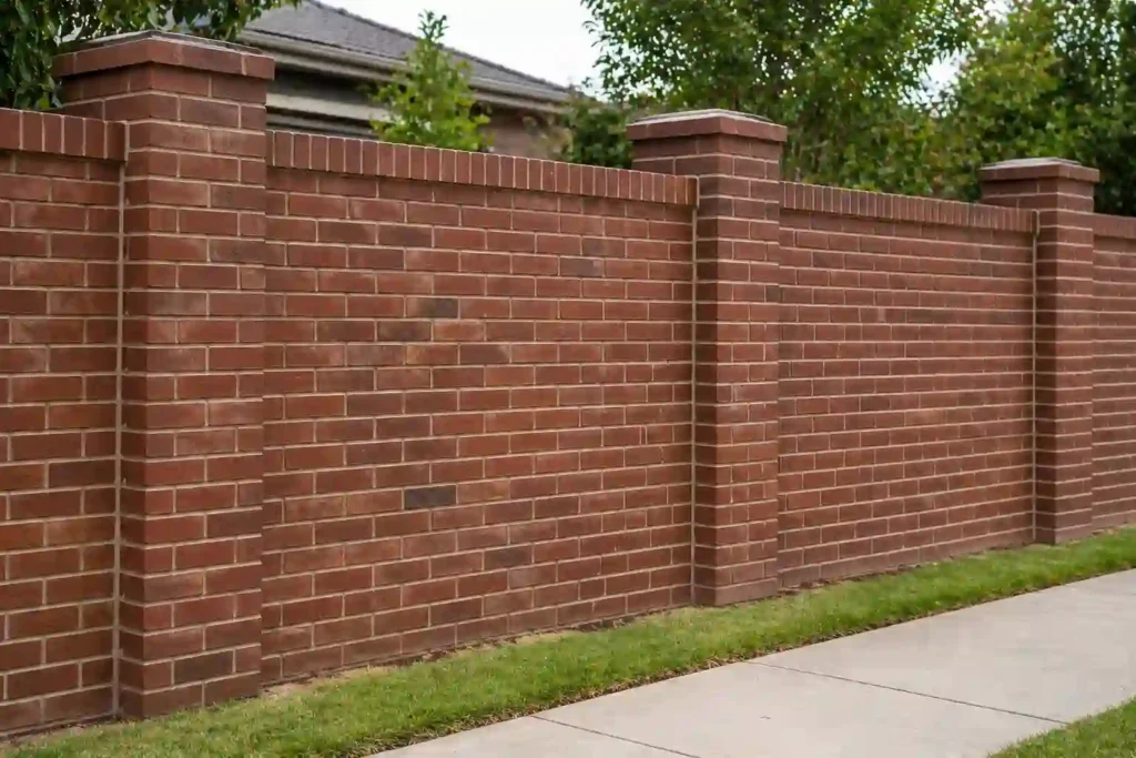 brick fence cost service sydney